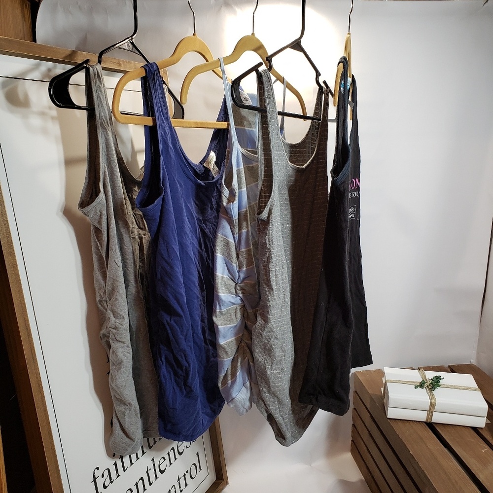 Lot of maternity tanks